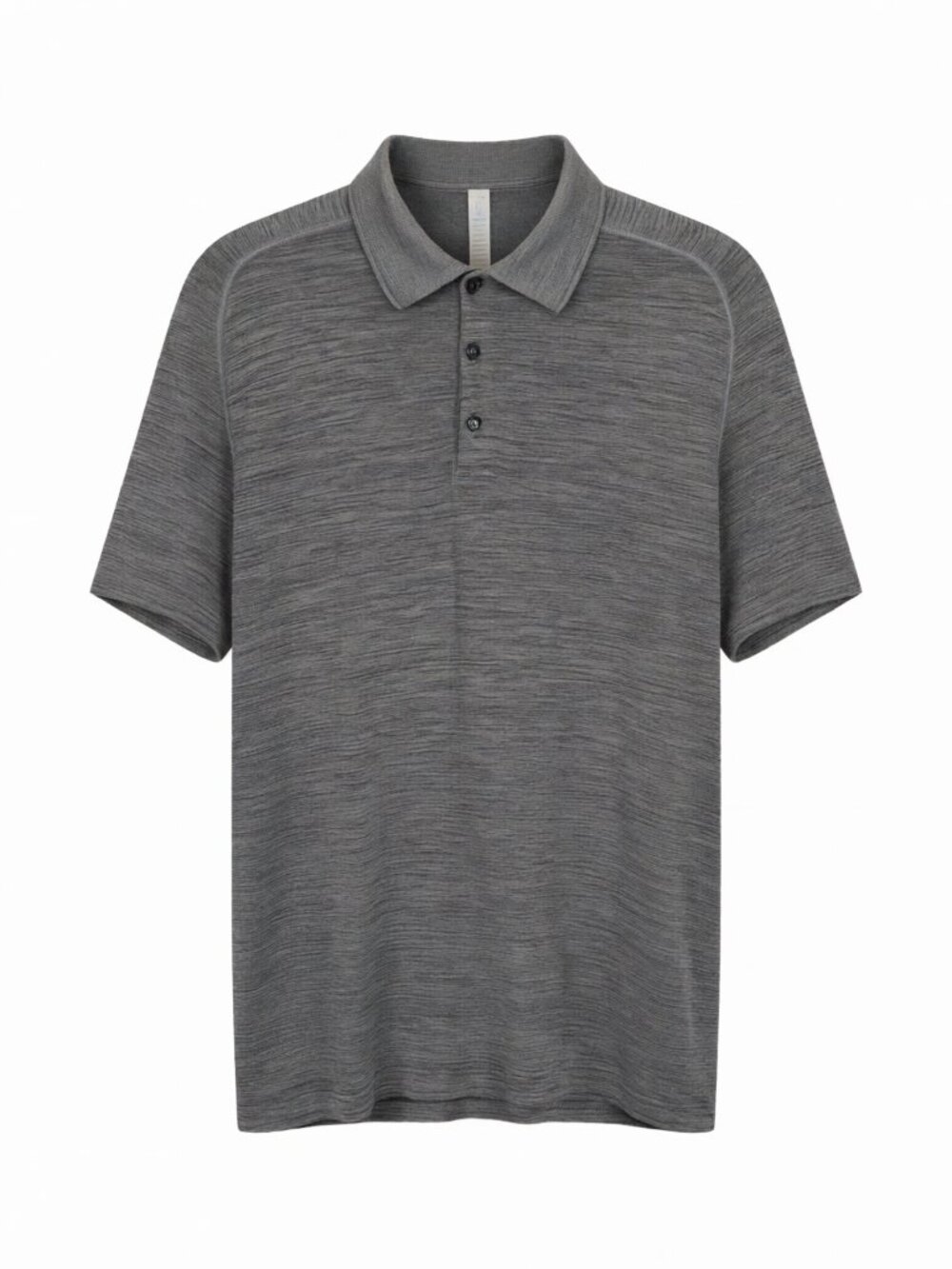 Lululemon Gray Polo Shirt Men's L